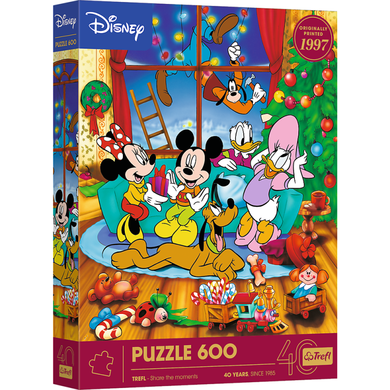 PUZZLE 600 TREFL MYSZKA MIKI I PRZYJACIELE ŚWIĘTA