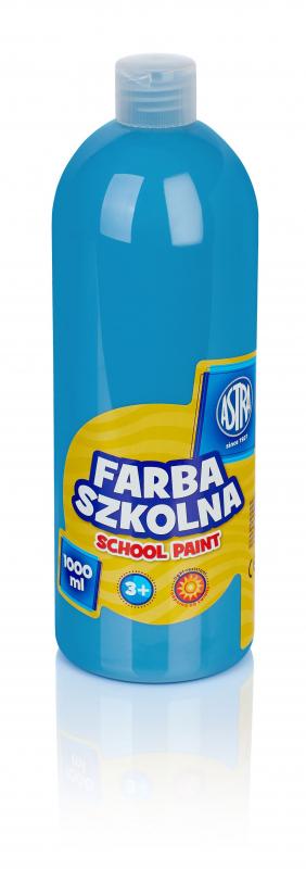 FARBA SZKOLNA ASTRA 1000ML NIEBIESKA