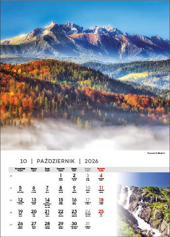KALENDARZ WIELOPLANSZOWY TATRY JOTAN STANDARD