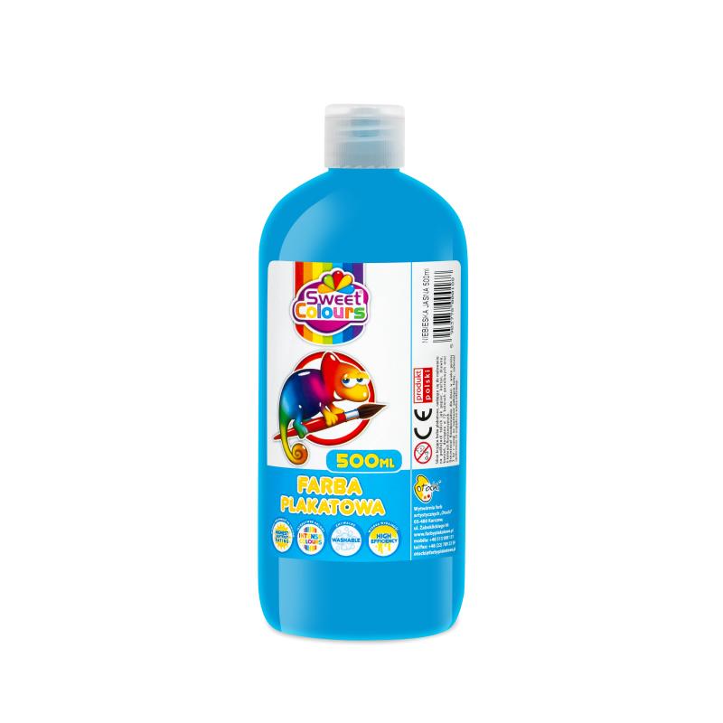FARBA PL.OTOCKI 500ML JASNA NIEBIESKA