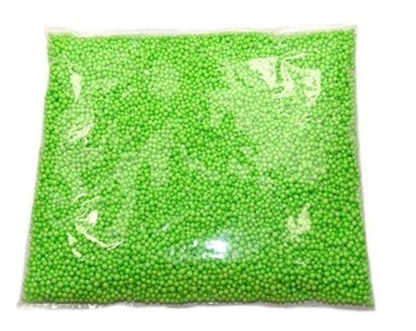 KULKI STYROPIANOWE ZIELONE 4MM 10G