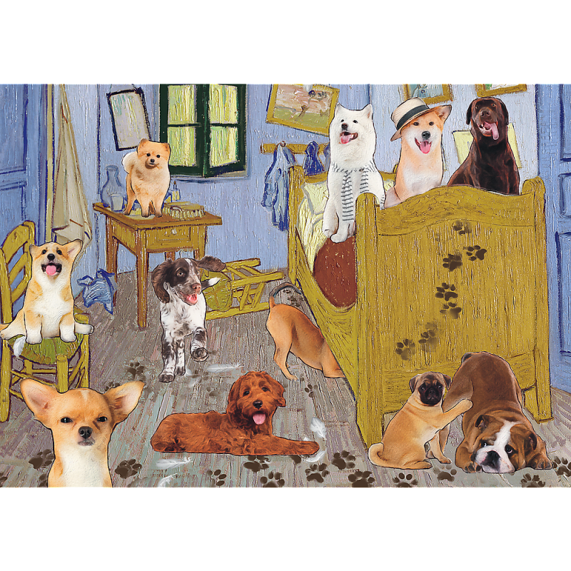 PUZZLE 500 TREFL POKÓJ VAN GOGHA – PSIA REWOLUCJA