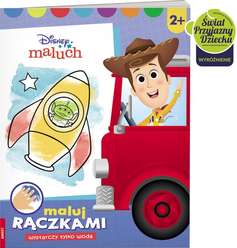 KSIĄŻECZKA DISNEY MALUCH. MALUJ RĄCZKAMI