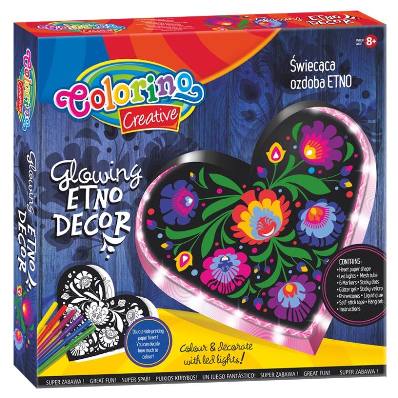 ZESTAW ŚWIECĄCA OZDOBA ETNO KIDS CREATIVE