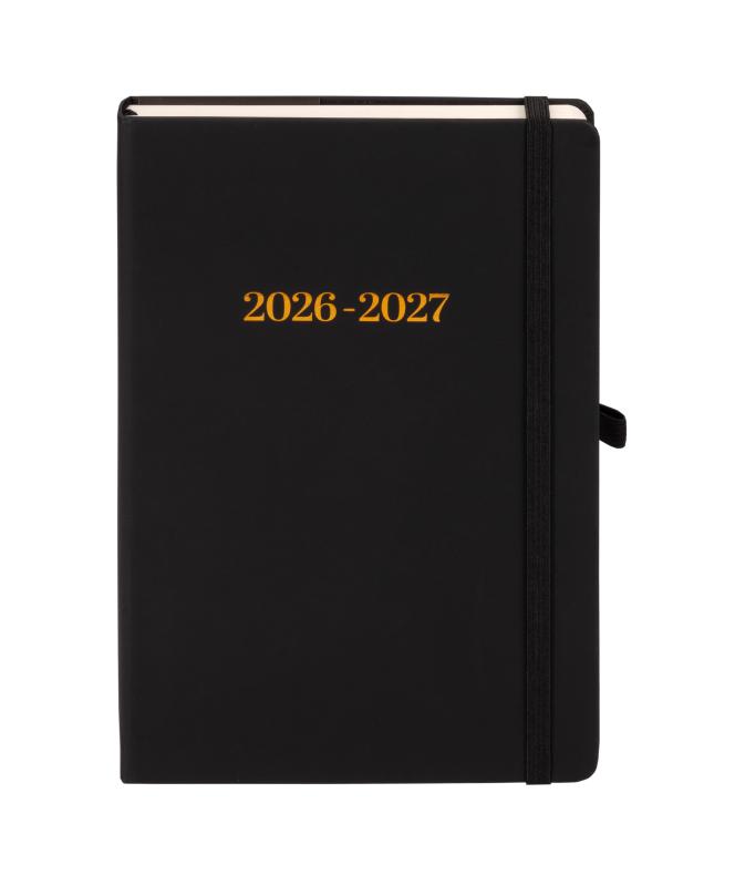 KALENDARZ 18 MIESIĘCZNY A5 TNS CZARNY 2026/2027