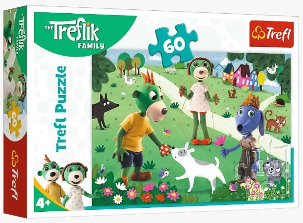 PUZZLE 60 TREFL RADOSNY DZIEŃ TREFLIKÓW