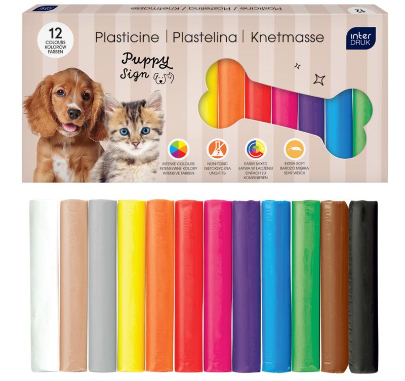 PLASTELINA 12 PUPPY SIGN