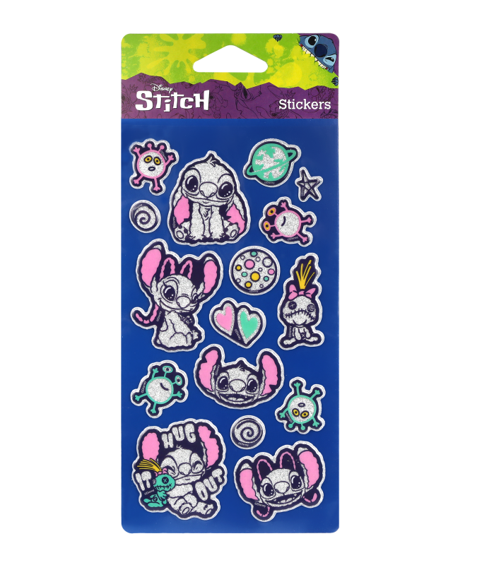 NAKLEJKI POP UP - STITCH WZÓR 3 DISNEY BLACK