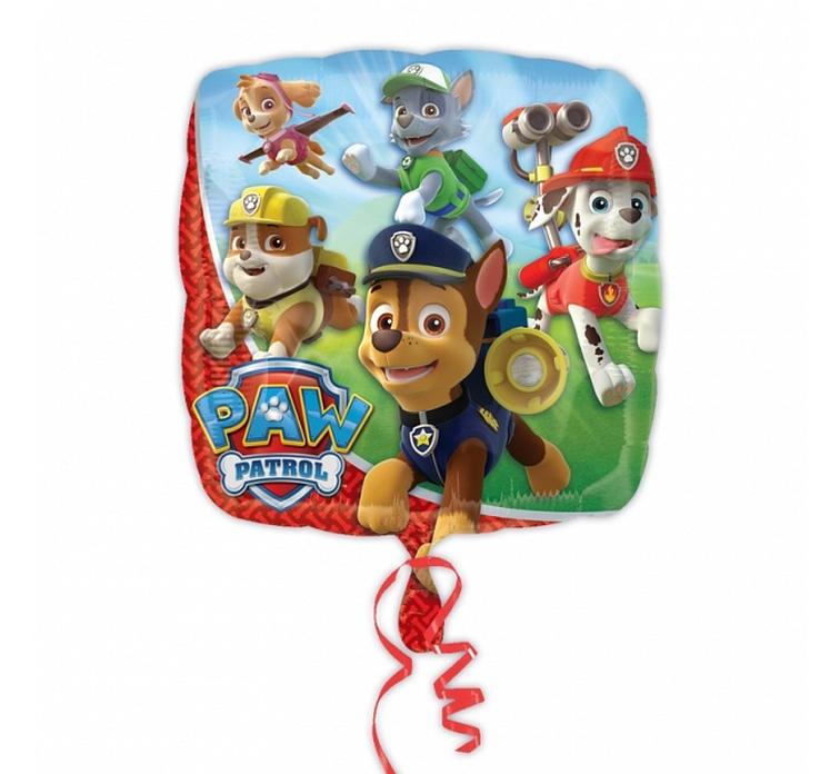 BALON FOLIOWY 18' SQR PAW PATROL