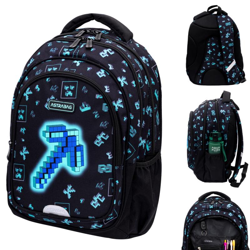 PLECAK ASTRABAG DARK PIXEL, AB300