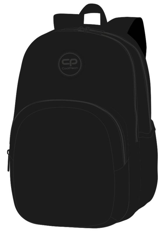 PLECAK MŁODZIEŻOWY CP RIDER - BLACK