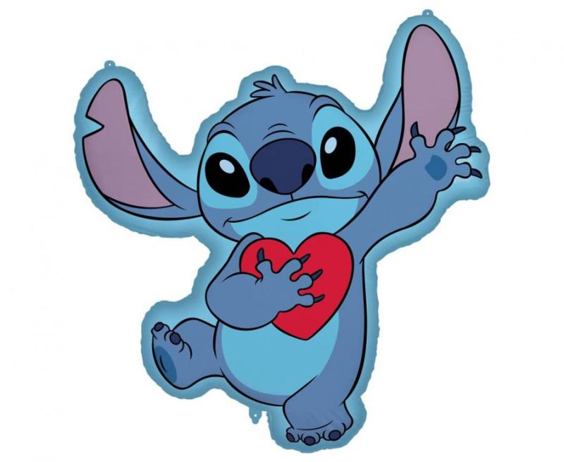 BALON FOLIOWY STITCH 75X86CM DISNEY