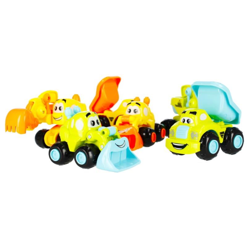 AUTO CIĘŻAROWE P/B 9CM MIX6 CARTOON 12/144/288