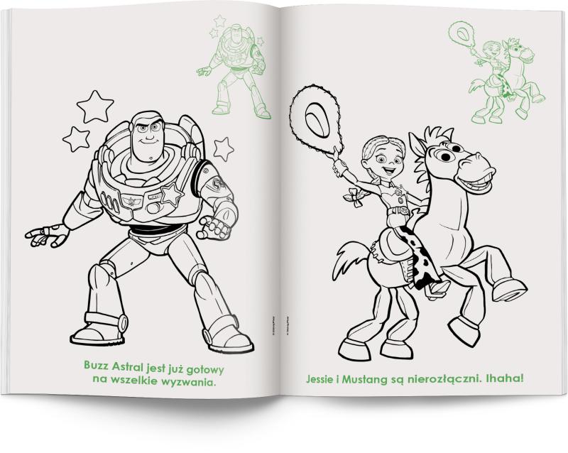 KSIĄŻECZKA DISNEY/PIXAR TOY STORY 5 KOLOROWANKA Z NAKLEJKAMI