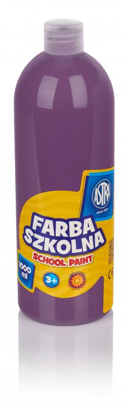 FARBA SZKOLNA ASTRA 1000ML ŚLIWKOWA