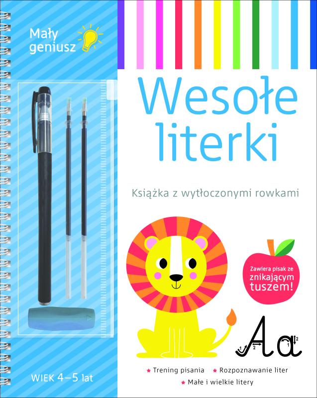 KSIĄŻECZKA MAŁY GENIUSZ WESOŁE LITERKI