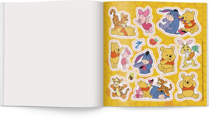 KSIĄŻECZKA DISNEY KUBUŚ I PRZYJACIELE.PRZYTULNE KOLOROWANKI