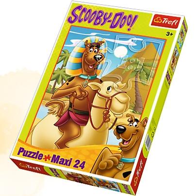 PUZZLE 24 TREFL MAXI SCOOBY DOO W EGIPCIE