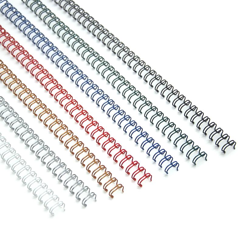 GRZBIETY METALOWE 12.7MM BIAŁE OP 100SZT