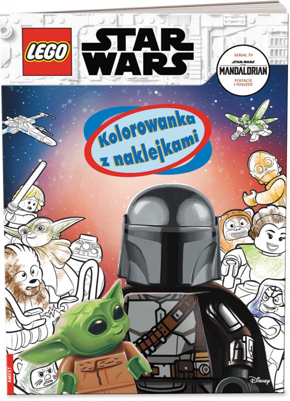 KSIĄŻECZKA LEGO STAR WARS. KOLOROWANKA Z NAKLEJKAMI