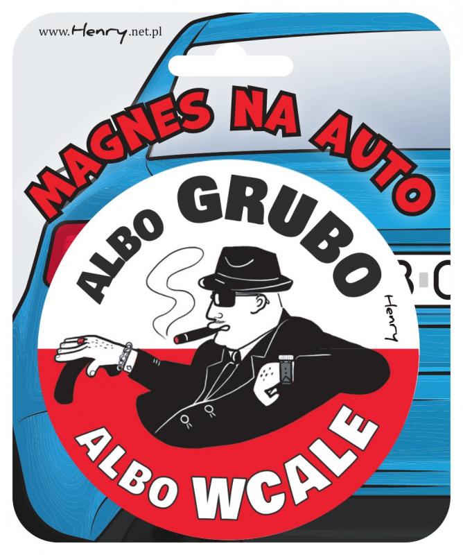 MAGNES NA AUTO GRUBO