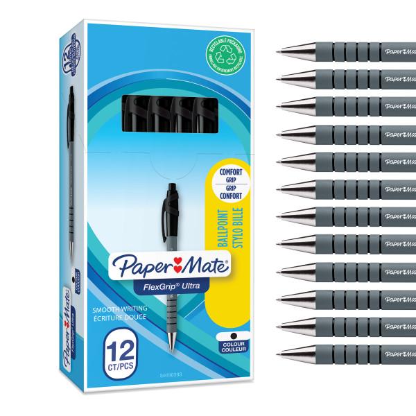 DŁUGOPIS PAPER FLEXGRIP ULTRA CZARNY