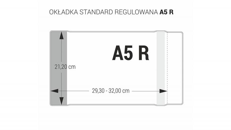 OKŁADKA A5 212 REGULOWANA STANDARD KOD NA SZT. 5907214306513 (OP. 25