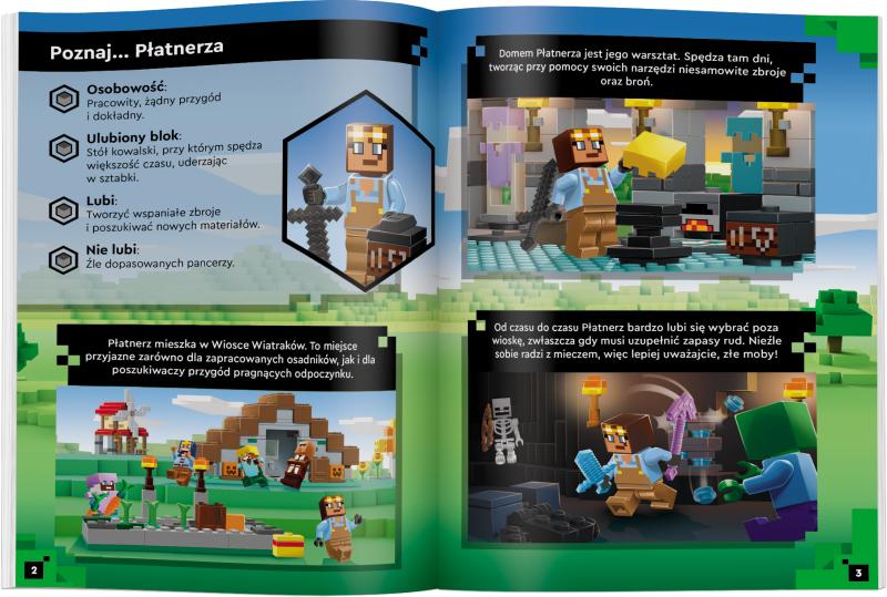 KSIĄŻECZKA LEGO MINECRAFT.PRZYGODY PŁATNERZA