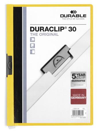 SKOROSZYT DURABLE DURACLIP 30 ŻÓŁTY