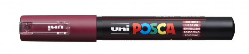 MARKER UNI PC-1M POSCA CIEMNO CZERWONY NR 60