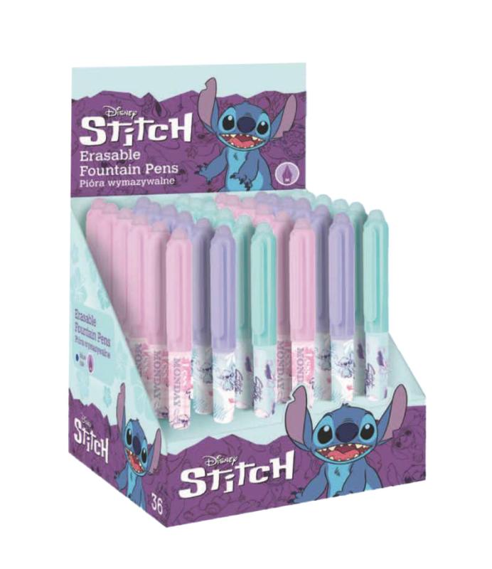 PIÓRO WIECZNE WYMAZYWALNE STITCH PASTEL A/36 DISNEY FASHION