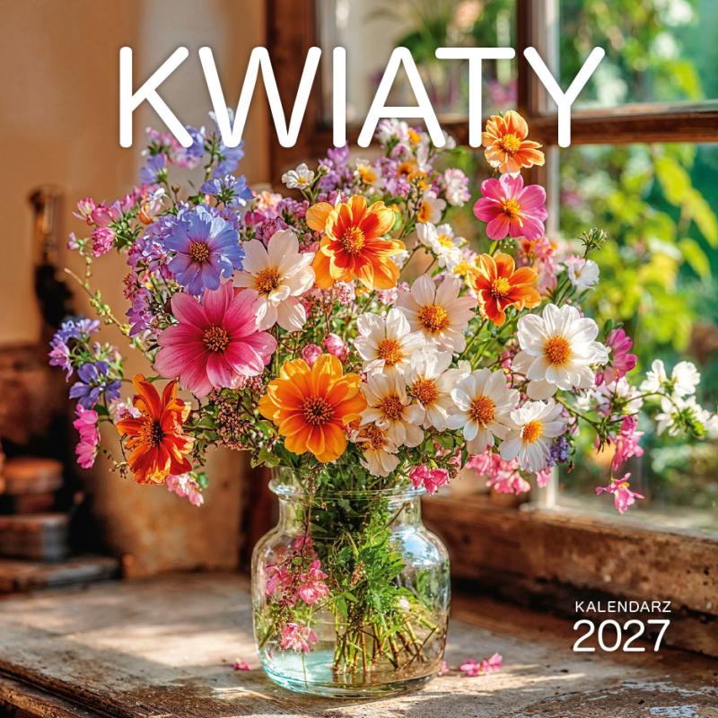 KALENDARZ KWADRAT KWIATY AREX