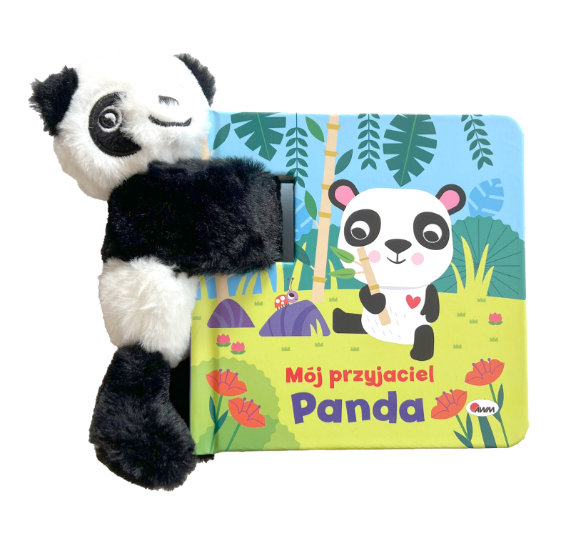 KSIĄŻECZKA MÓJ PRZYJACIEL PANDA Z MASKOTKĄ