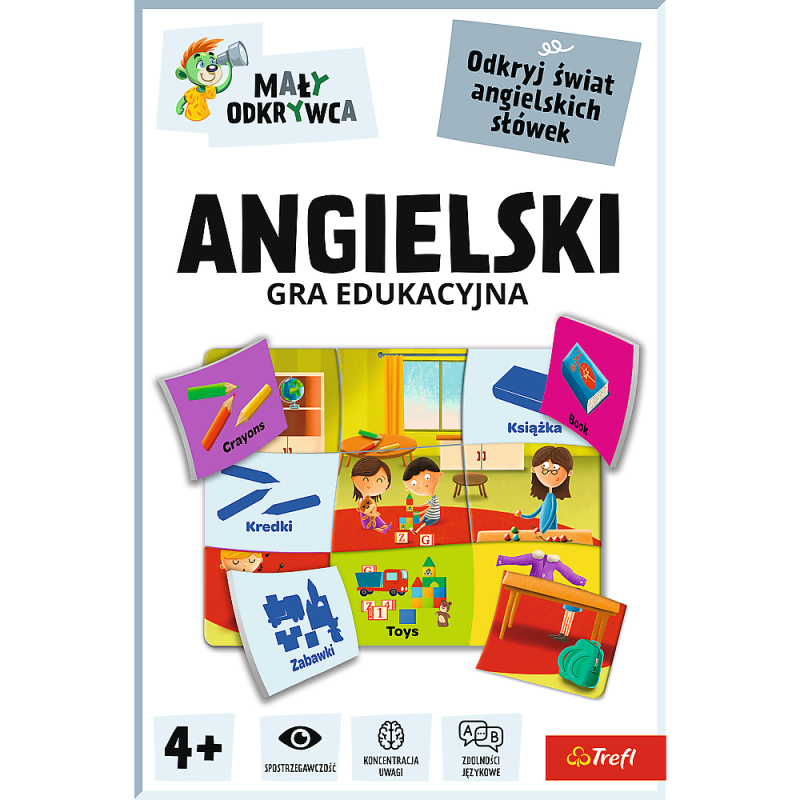 GRA TREFL ANGIELSKI MAŁY ODKRYWCA