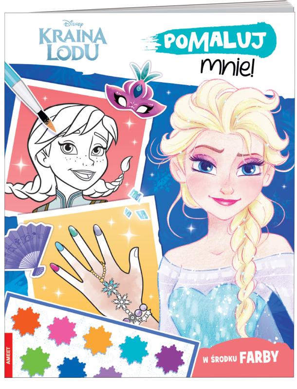 KSIĄŻECZKA DISNEY KRAINA LODU. POMALUJ MNIE!