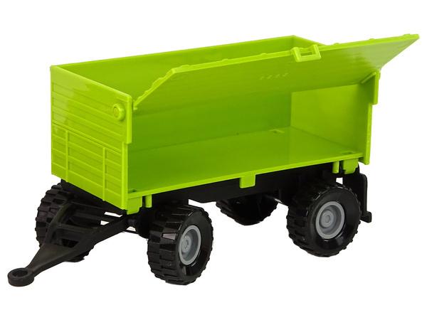 TRAKTOR ROLNICZY Z PRZYCZEPĄ ZIELONY ŚWIATŁA DŹWIĘKI