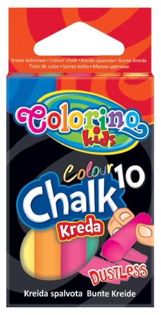 KREDA COLORINO KOLOR 10 SZT.BEZPYŁ.