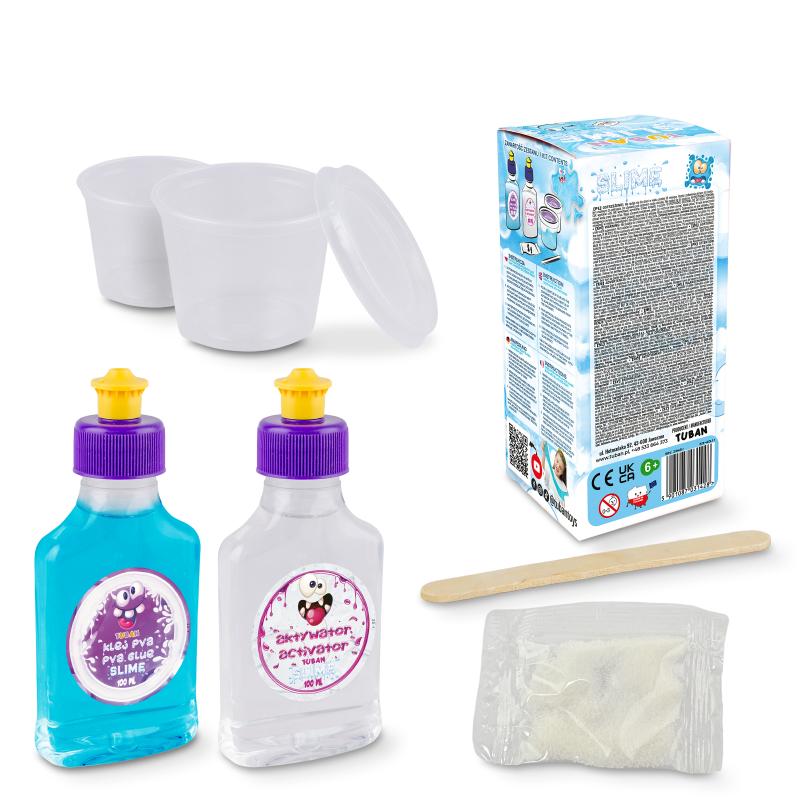 ZESTAW SLIME DIY CHMURKA TUBAN