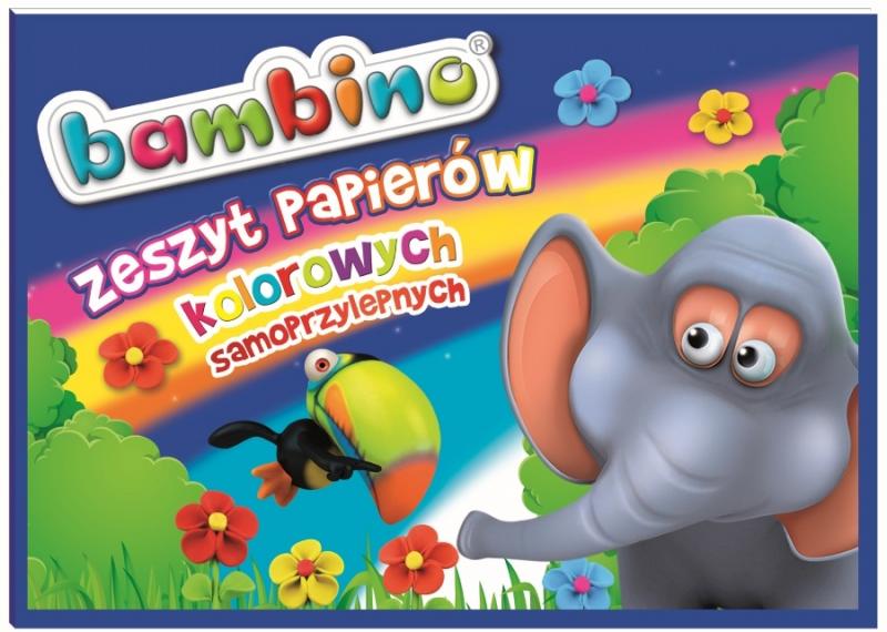 ZESZYT PAPIERÓW KOLOROWYCH B4 SAMOP.BAMBINO QIS-1586