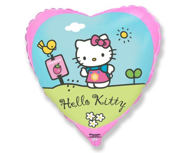 BALON FOLIOWY 18' FX HELLO KITTY W OGRÓDKU