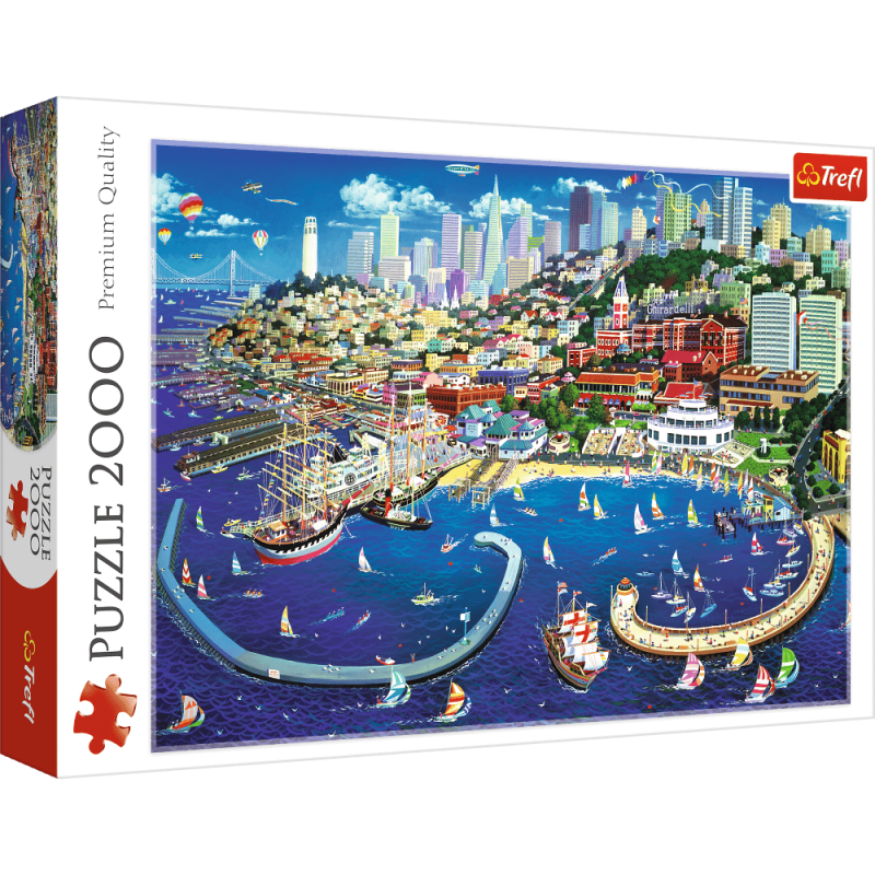 PUZZLE 2000 TREFL ZATOKA SAN FRANCISCO