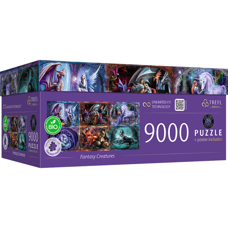PUZZLE 9000 TREFL FANTASTYCZNE STWORZENIA