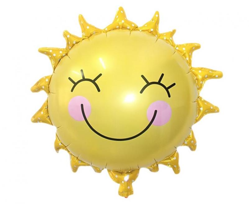 BALON FOLIOWY SŁOŃCE 52X52CM