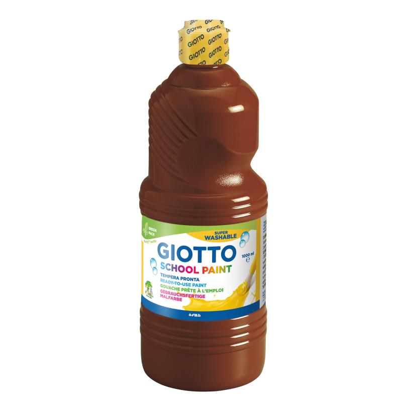 FARBA GIOTTO SCHOOL PAINT BRĄZOWA 1L