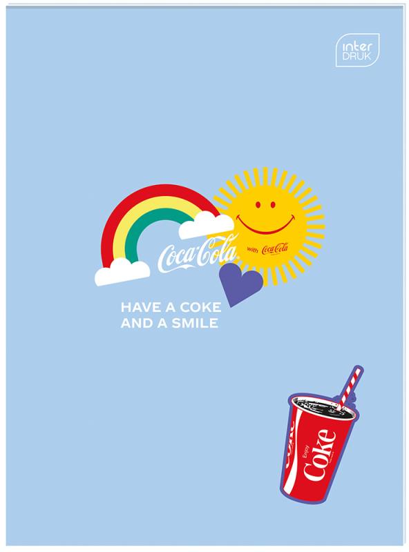 ZESZYT DO SŁÓWEK A6/32 MAT+ UV COCA COLA