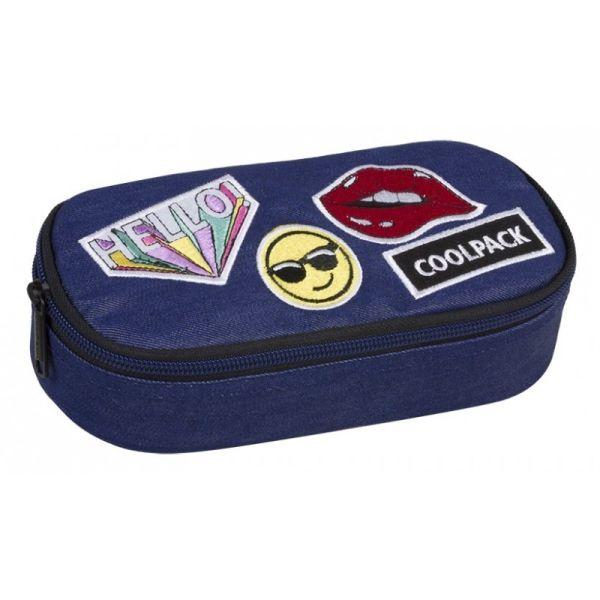 PIÓRNIK CP CAMPUS BADGES G DENIM