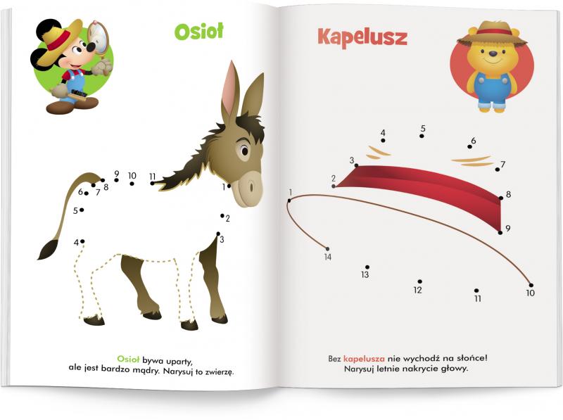KSIĄŻECZKA DISNEY MALUCH. POŁĄCZ KROPKI.NA WSI BANER
