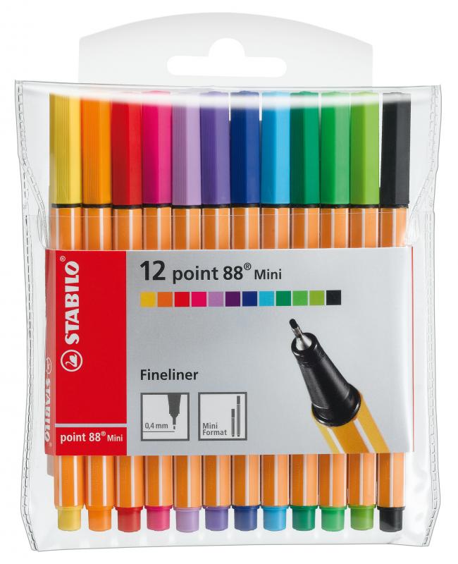 CIENKOPIS STABILO MINI 88 ETUI 12SZT