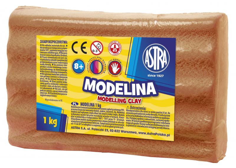 MODELINA 1KG ASTRA BRĄZOWA