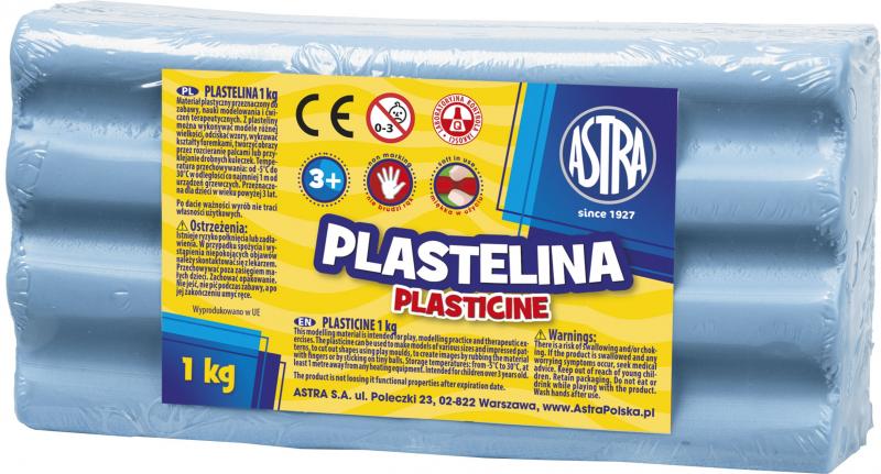 PLASTELINA 1KG ASTRA JASNONIEBIESKA